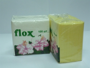 Салфетки бумажные «Flox» однослойные 100 листов